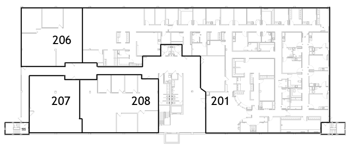 The Offices at 3900 Hamilton Center, Allentown, PA: Second Floor Tenant Plan